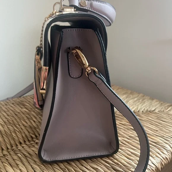 Dune Lovely Floral Lavender Handbag With Coin Purse - Picture 6 of 9